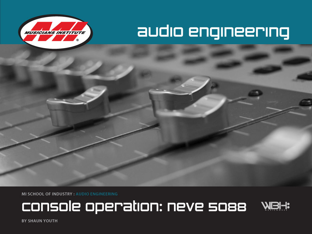 Console Operations Neve 5088